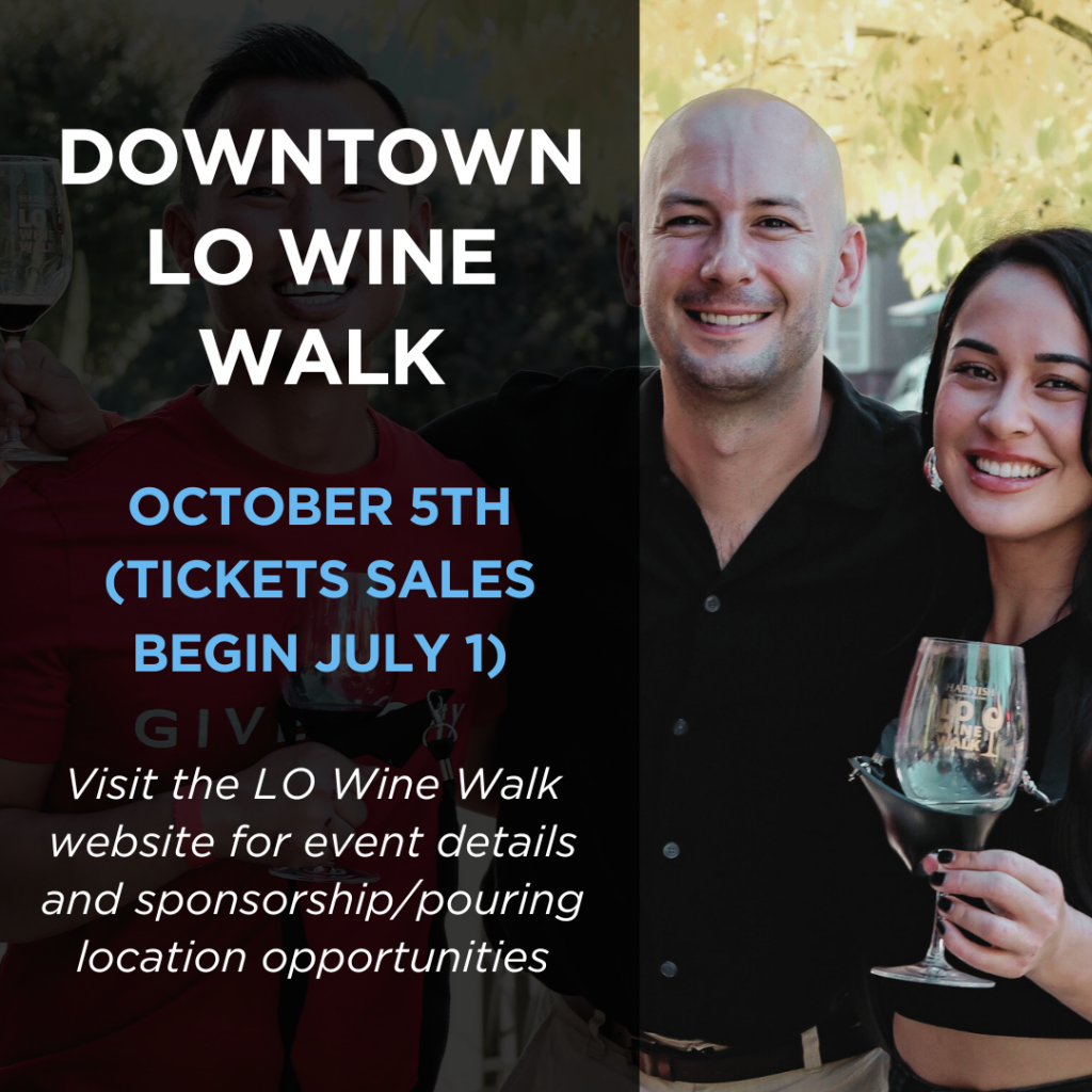 Downtown LO Wine Walk Button